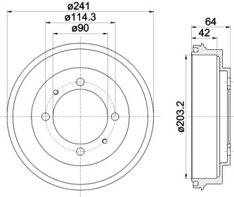 HELLA PAGID 8DT 355 300-841