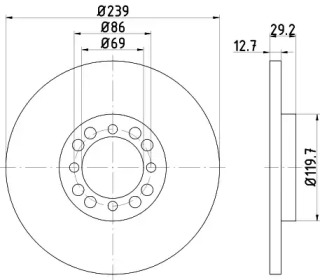 HELLA PAGID 8DD 355 100-861