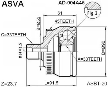 ASVA AD-004A45