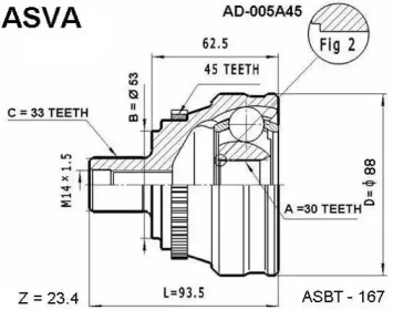 ASVA AD-005A45