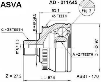 ASVA AD-011A45