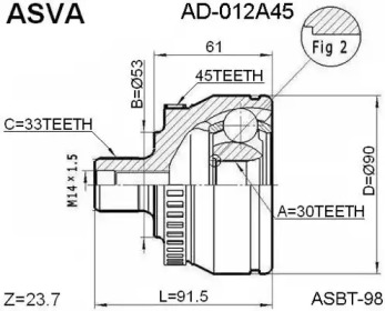 ASVA AD-012A45