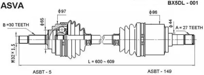 ASVA BX5DL-001