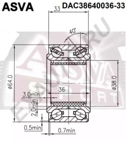 ASVA DAC38640036-33