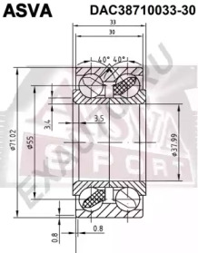 ASVA DAC38710033-30