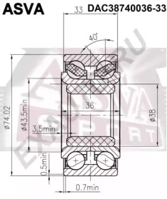 ASVA DAC38740036-33