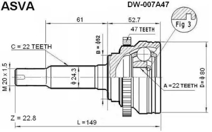 ASVA DW-007A47