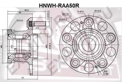 ASVA HNWH-RAA50R