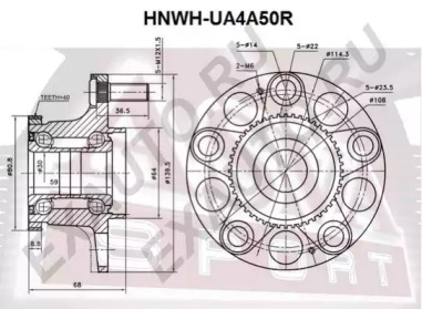 ASVA HNWH-UA4A50R