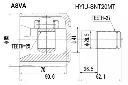 ASVA HYIU-SNT20MT