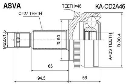 ASVA KA-CD2A46