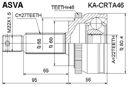 ASVA KA-CRTA46