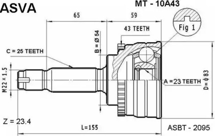 ASVA MT10A43