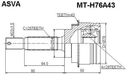 ASVA MT-H76A43