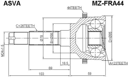 ASVA MZ-FRA44