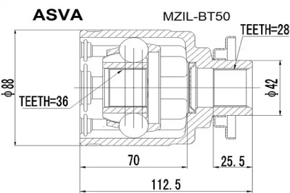 ASVA MZIL-BT50