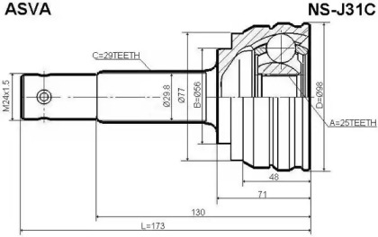 ASVA NS-J31C