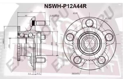 ASVA NSWH-P12A44R