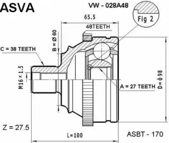 ASVA VW-028A48