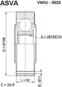 ASVA VWIU-5023