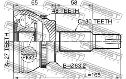 febest 0110clr30a48