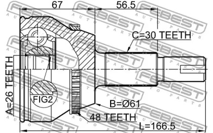 febest 0110ggl15a48