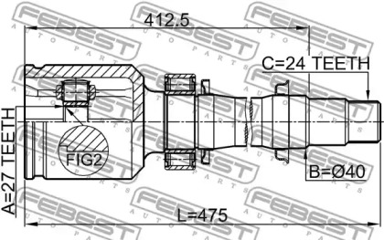 febest 0111aca38rh