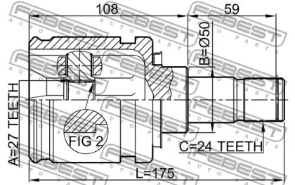 febest 0111acv30lh