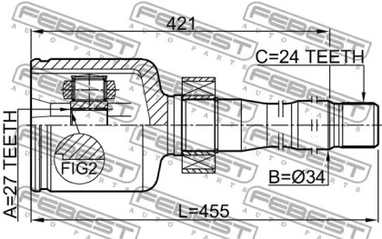 febest 0111ggl15rh