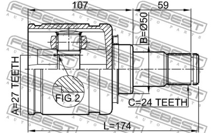 febest 0111gsv40lh