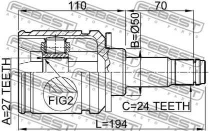 febest 0111mcv30lh