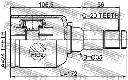 febest 0111nde120lh