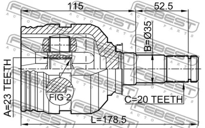 febest 0111sxm10lh