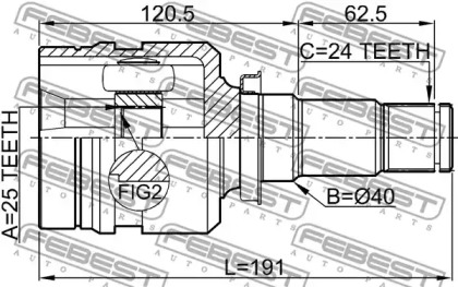 febest 0111zvw30rh