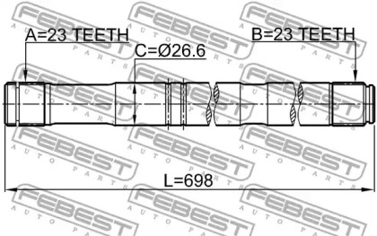 febest 0112zzt251rh