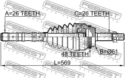 febest 0114acv40l26a48