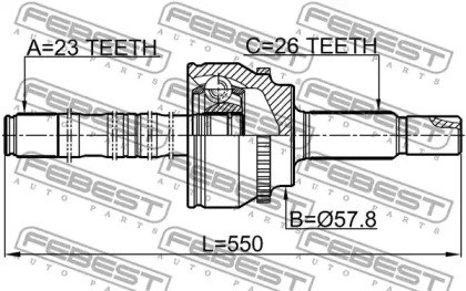 febest 0114zzt251a48lh