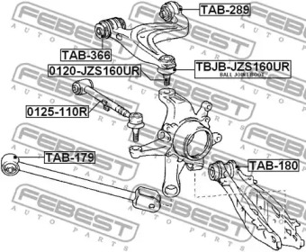 febest 0120jzs160ur