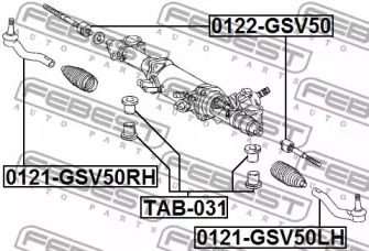 febest 0121gsv50rh