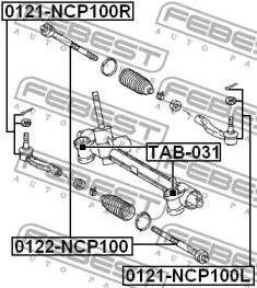 febest 0121ncp100r