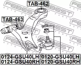 febest 0124gsu40rh