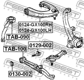 febest 0124gx100lh