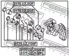 febest 0175uzj100f