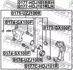 febest 0175uzj100r