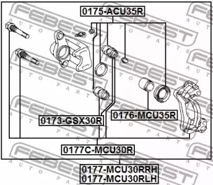 febest 0177mcu30rlh