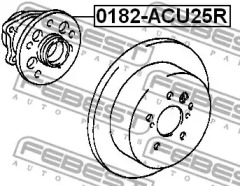 febest 0182acu25r