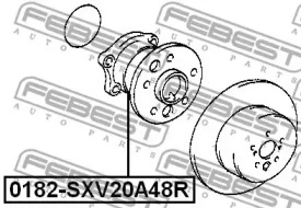 febest 0182sxv20a48r