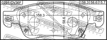 febest 0201cv36f