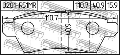 febest 0201r51mr