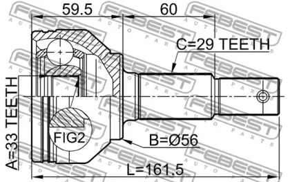 febest 0210j1016